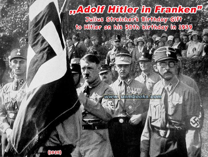 Reichsfhrer-SS Heinrich Himmler,Adolf Hitler, Nazi Blood Flag Jakob Grimminger