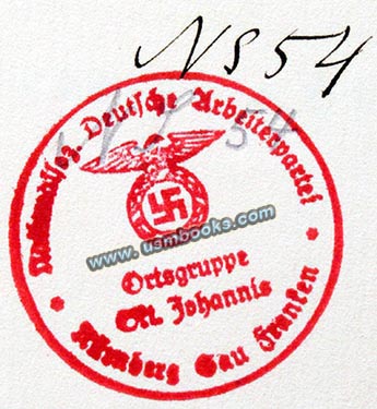NSDAP Ortsgruppe St. Johannis in Nrnberg Gau Franken