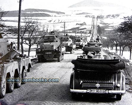 Nazi armored Wehrmacht vehicles