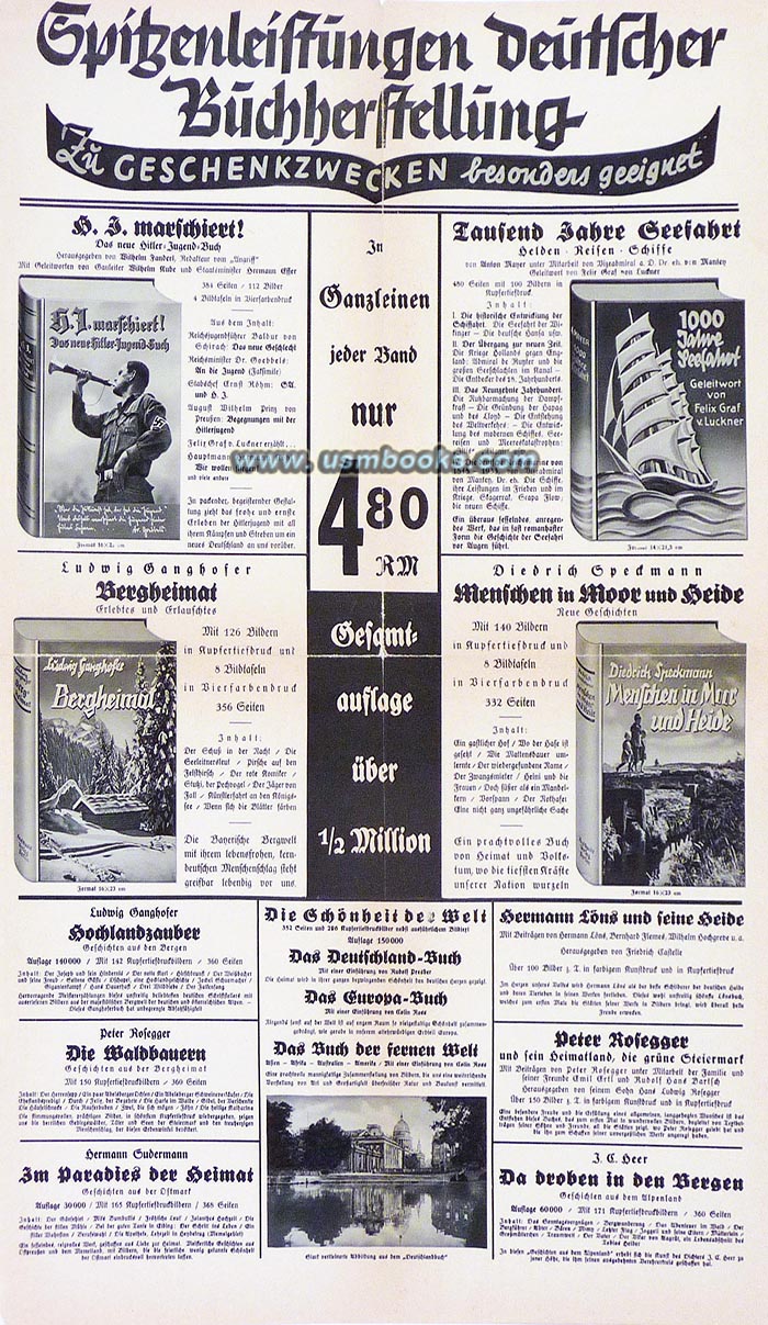 1933 Nazi mail order book catalog