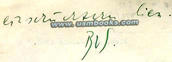 Baldur von Schirach annotations in green