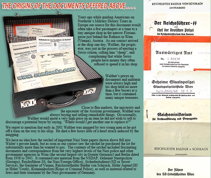 Nazi police correspondence 1942
