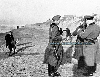 Wehrmacht soldiers on Dutch beach