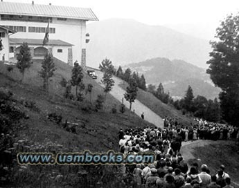 Hitler fans at the Berghof, Berchtesgaden