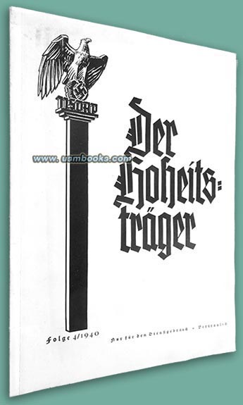 December 1940 Der Hoheitstrger, Folge 4/1940