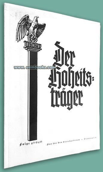 December 1940 Der Hoheitsträger, Folge 4/1940