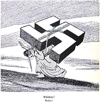 anti-Nazi swastika cartoon