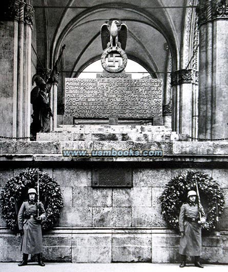 Nazi Pitsch monument Feldherrnhalle Munich