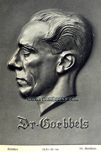 Nazi plaque Joseph Goebbels