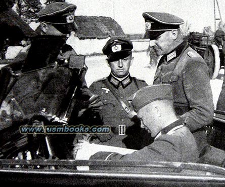 Nazi officers in the field, Poland 1939