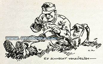 Albert Reich sketch Nazi soldier