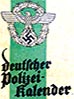 1939 Nazi Police pocket calendar