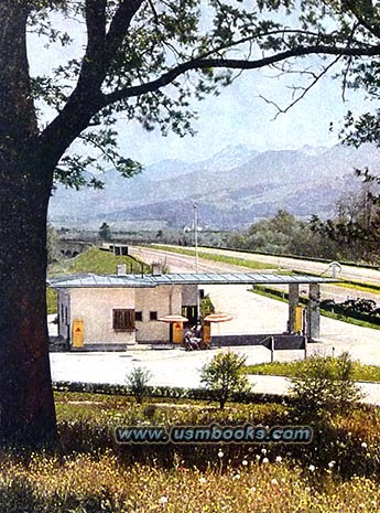 Nazi freeway gas station, Rosenheim Tankstelle