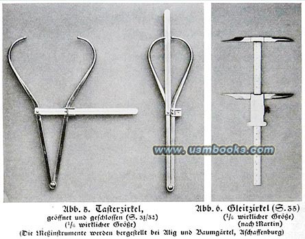 Nazi skull measuring tools