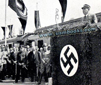 Nazi swastika banner