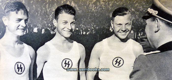 Waffen-SS volunteers in sport clothing