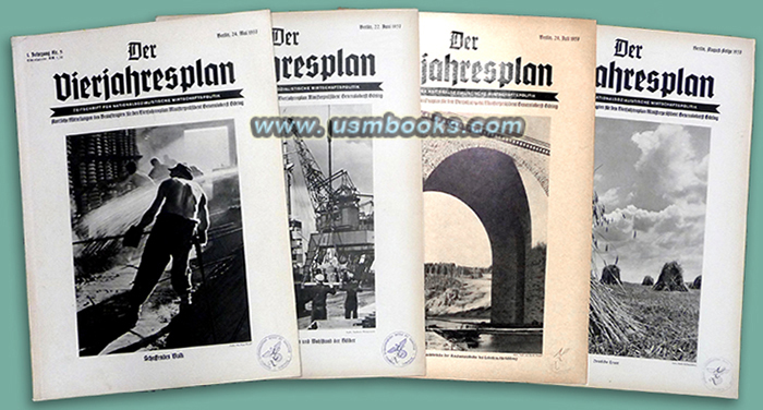 Der Vierjahresplan Nazi magazine, Hermann Goering Four Year Plan