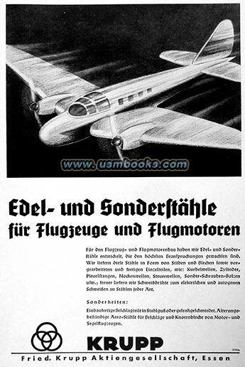 Krupp steel advertising 1938