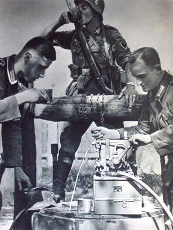 Wehrmacht medics in the field