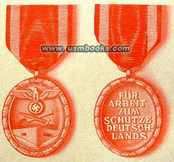 Nazi West Wall Medal